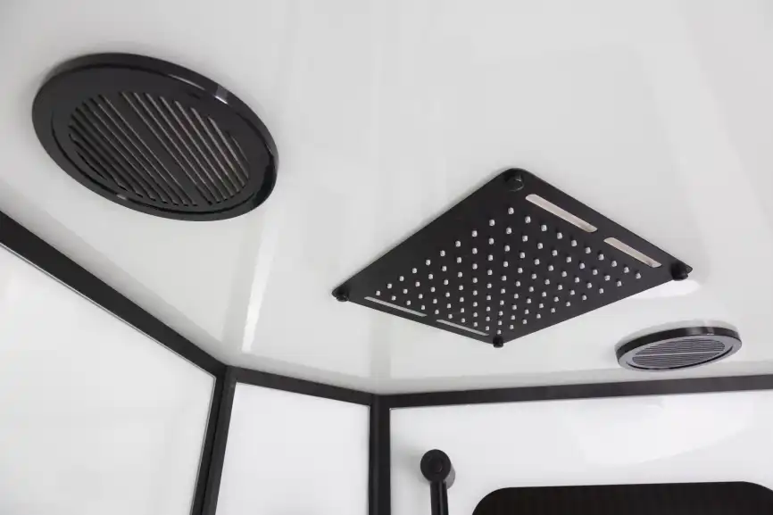 Душевая кабина Niagara Premium 90х90х210 NG-6901-01GBLACK низкий поддон, с гидромассажем фото 5