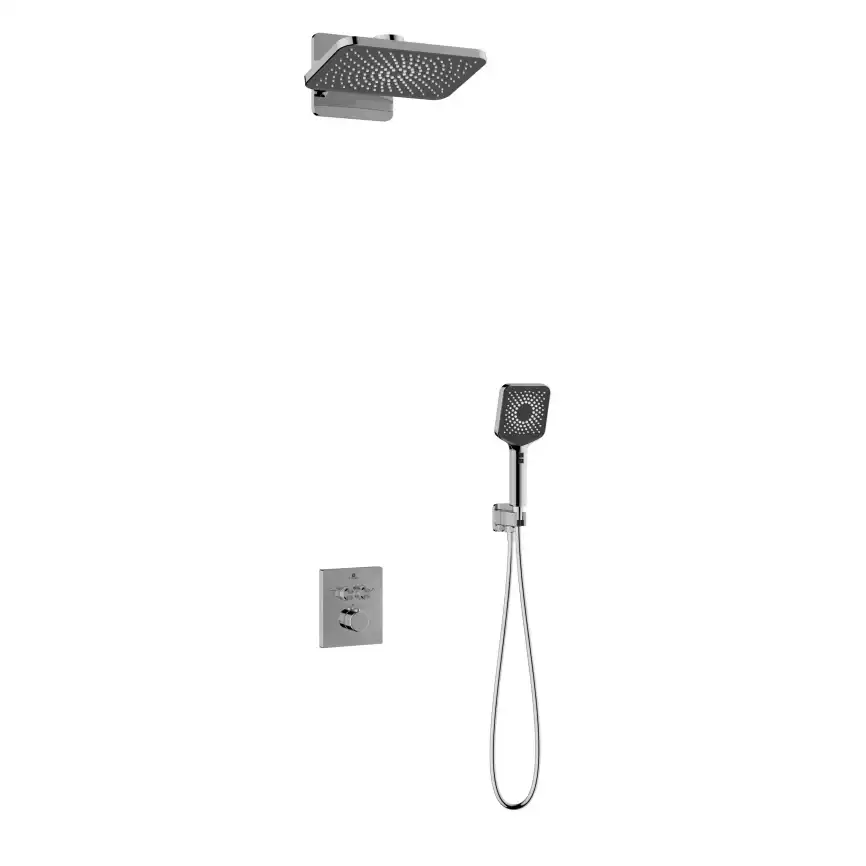 Душевая система  Vincea Inspire VSFW-3I21MT4CH VSFW-3I21MT4CH  с термостатом, встраиваемая, хром фото 2