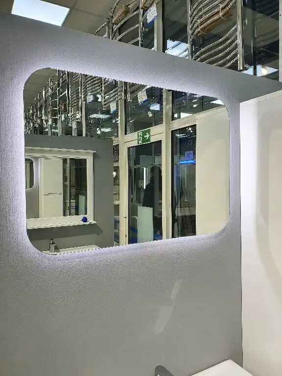 Зеркало с подсветкой AVS Каспий 80х55 см фото 4