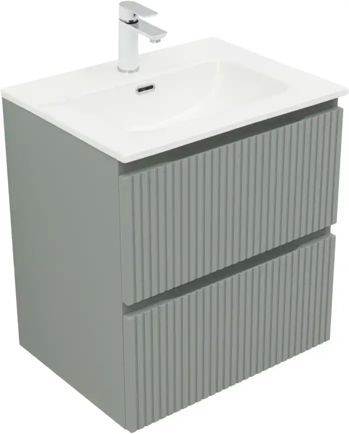 Тумба под раковину Aquanet Джейн (Flat) 60 мисти грин 335432 фото 5