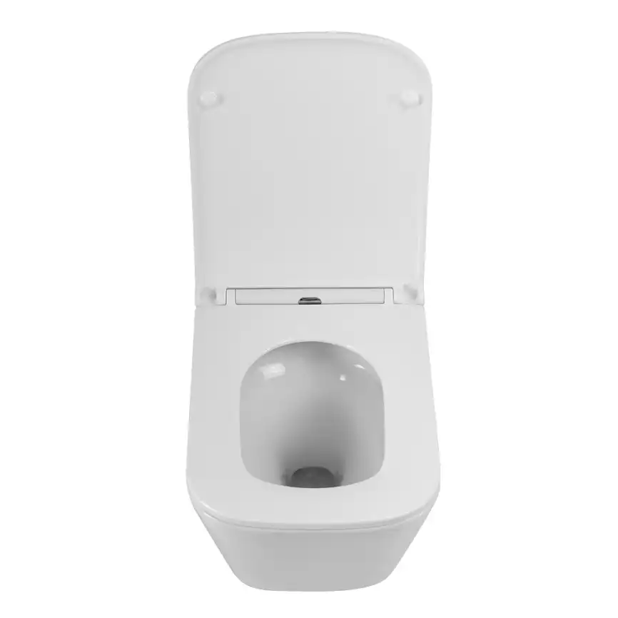 Подвесной унитаз BelBagno ARDENTE-R BB520CH-TOR/SC, безободковый, смыв торнадо с сиденьем микролифт, Белый фото 6