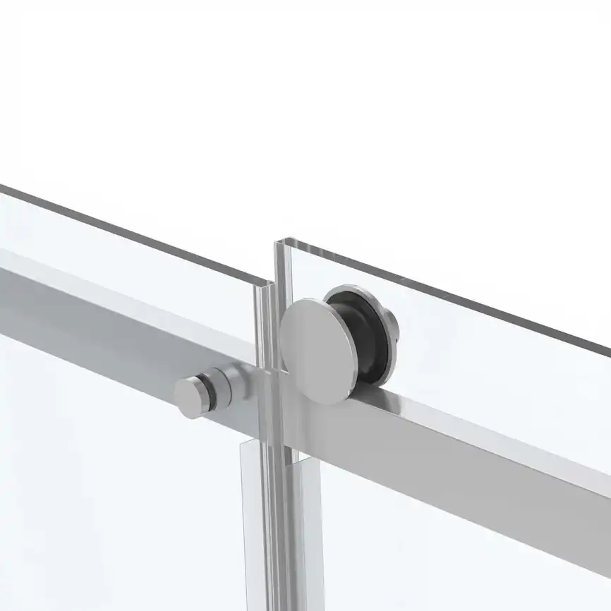 Душевой уголок Vincea Como Soft 110х80 VSR-1CS8011CL, дверь раздвижная, профиль хром, стекло прозрачное фото 7