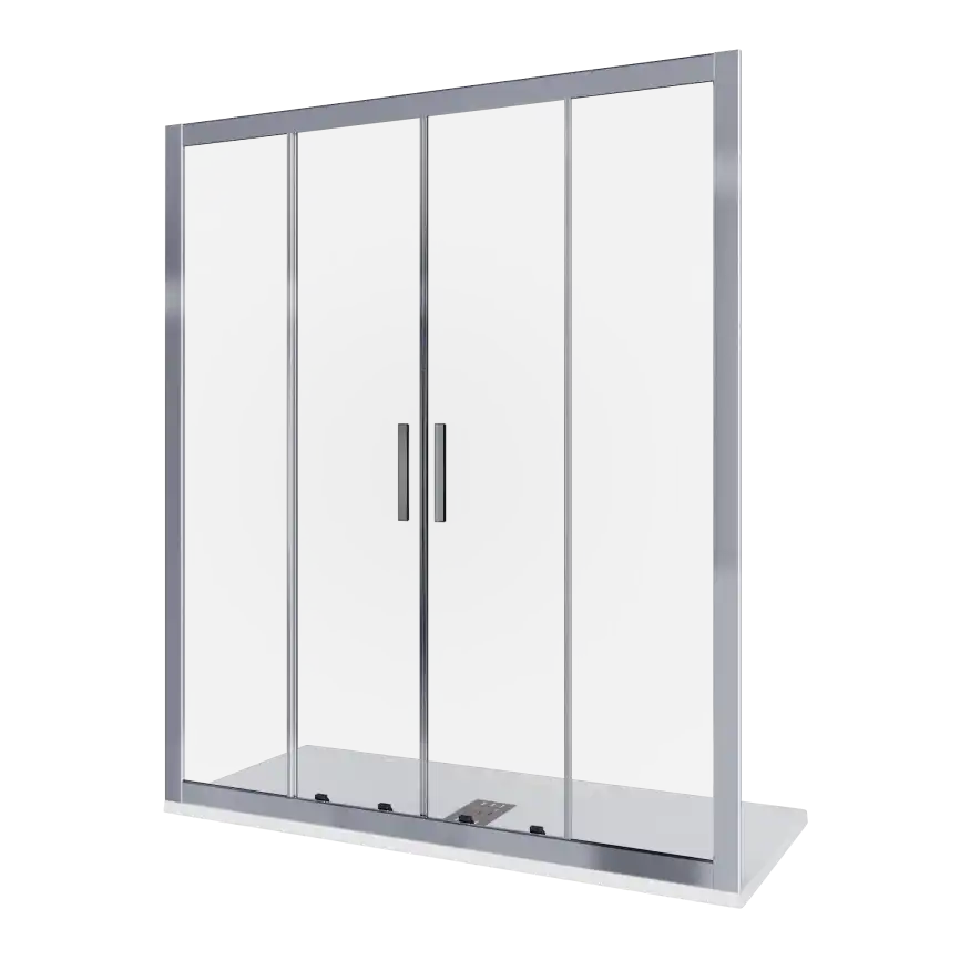 Душевая дверь Good Door Cofe WTW-TD-150-C-CH, КФ00032, профиль Хром, стекло Прозрачное фото 2