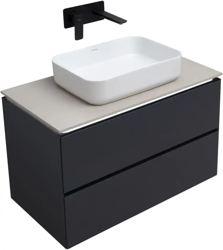 Тумба под раковину Allen Brau Infinity 85 1.21001.AM антрацит матовый фото 9