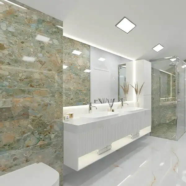 Керамогранит AVS Lilas 60x120 полированный, зеленый фото 7