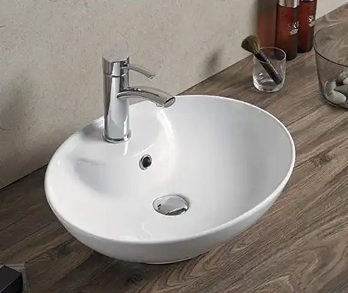 Раковина накладная CeramaLux 505х410х140 78197, цвет Белый фото 1