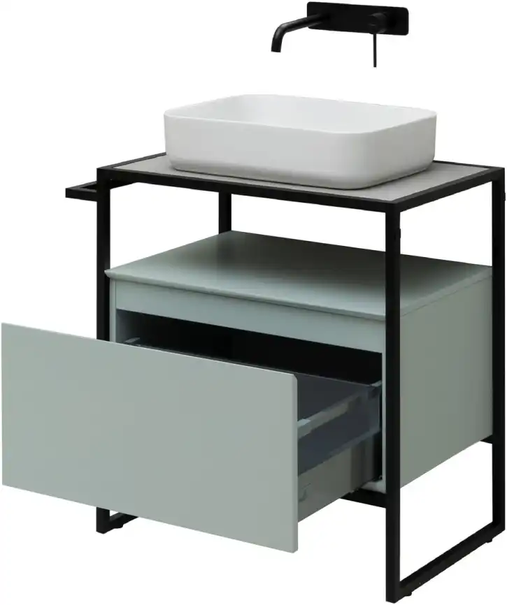 Тумба под раковину Allen Brau Priority 70 1.31001.PWM папирус матовый фото 6