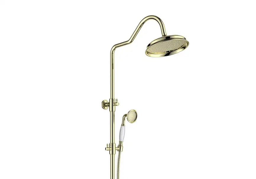 Душевая система Aquatek КЛАССИК AQ2563PG с термостатом, Золото глянцевое фото 3