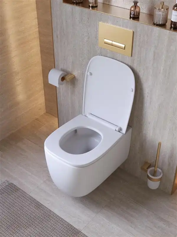 Подвесной унитаз CEZARES COMFORT CZR-380-TH-TOR/SC, со смывом TORNADO, с сиденьем микролифт фото 15