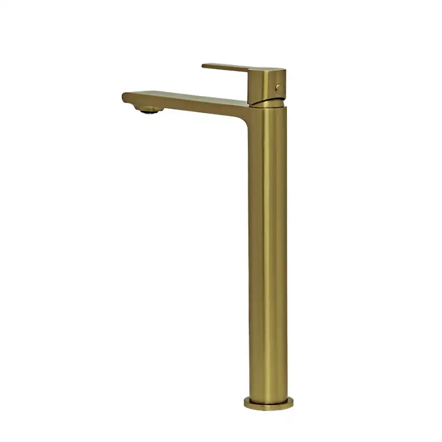Смесители для раковины AVS Elegant 811-401-BG высокий, брашированное золото фото 7