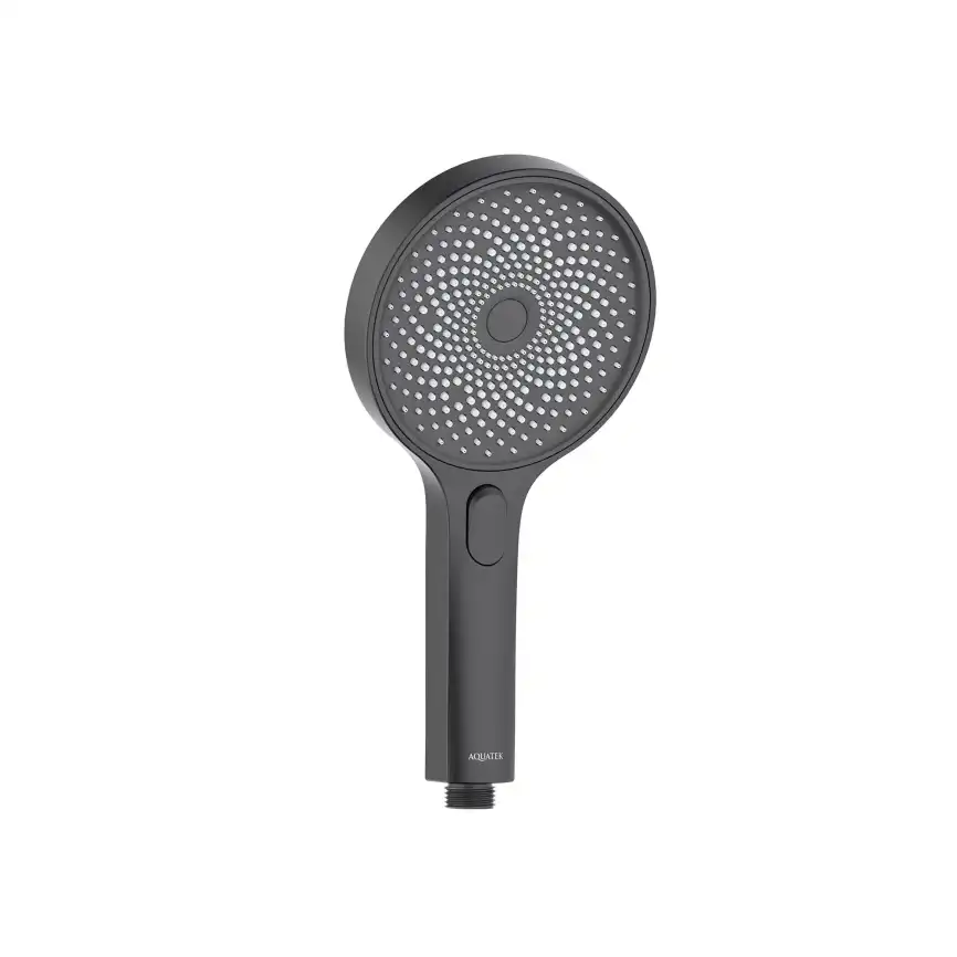 Душевая лейка Aquatek ОБЕРОН AQ2007MB, Черный матовый фото 1