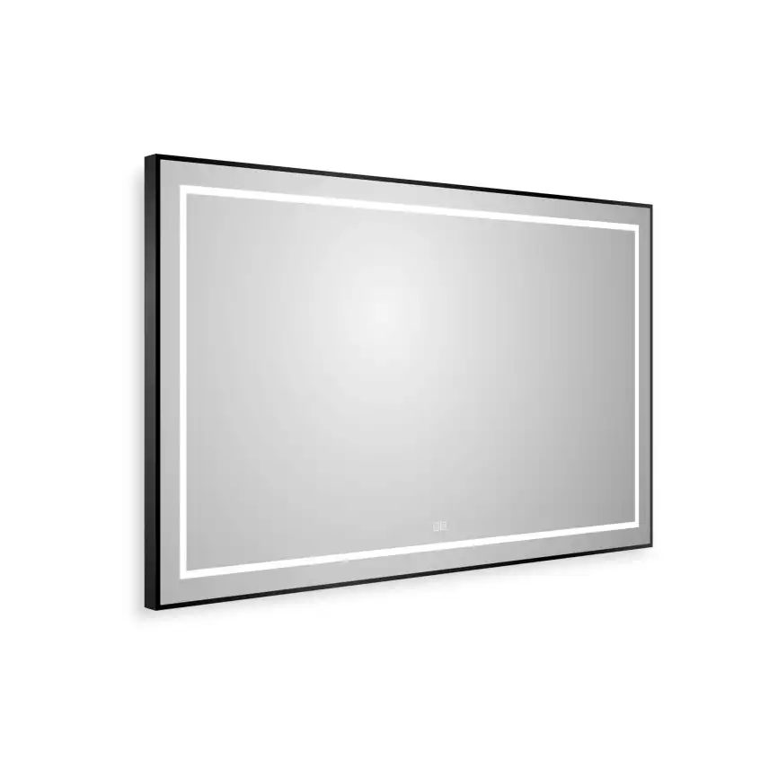 Зеркало BelBagno SPC-KRAFT-1200-800-LED-TCH-WARM-NERO фото 2