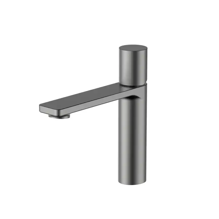 Смеситель для раковины Vincea Vogue VBF-4V3GM, вороненая сталь фото 2