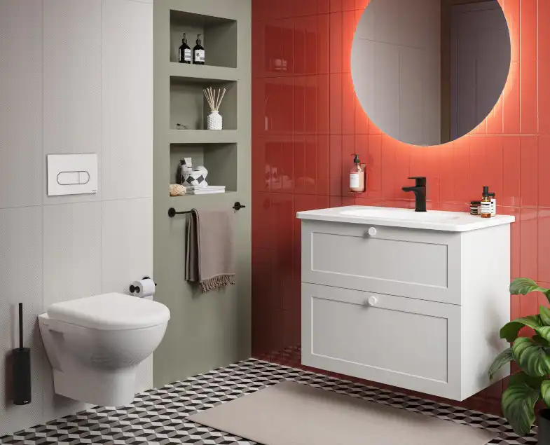 Клавиша смыва Vitra Root Round 740-2200 Белая глянцевая фото 3