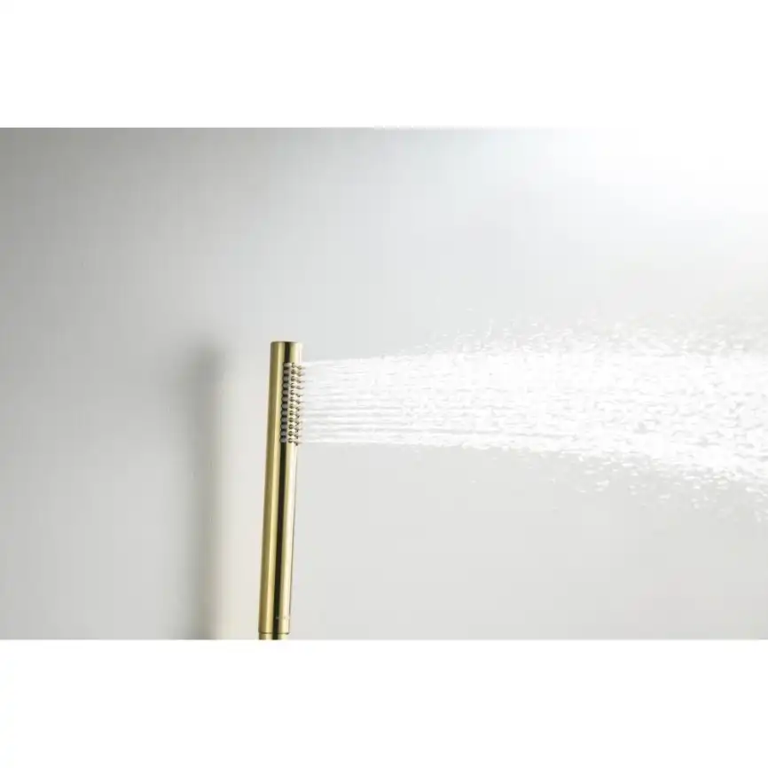 Душевая система Aquatek Европа AQ1376BG для душа встраиваемая, с термостатом, Золото матовое фото 7