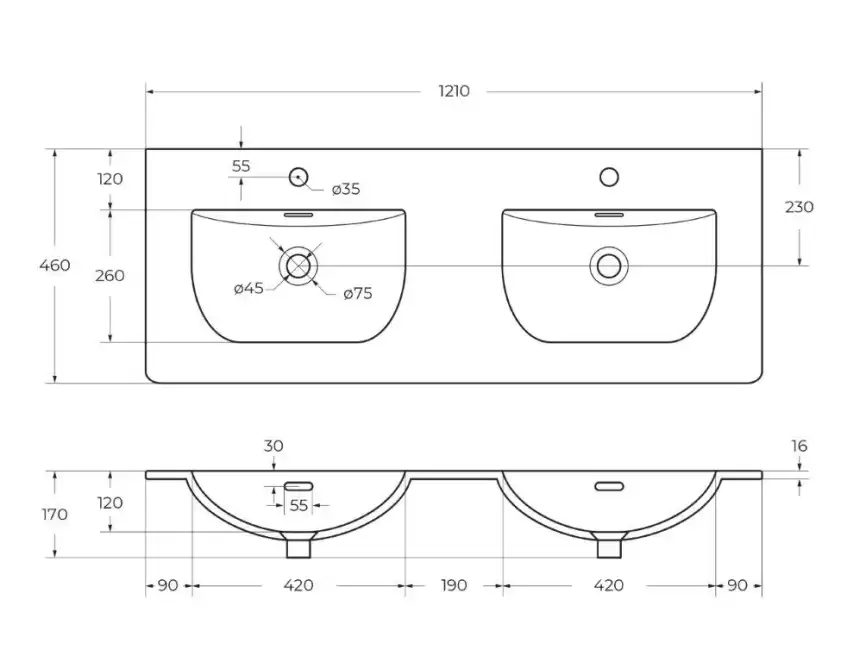 Тумба под раковину BelBagno UNO-1200-4C-SO-BO подвесная, Bianco Opaco фото 13