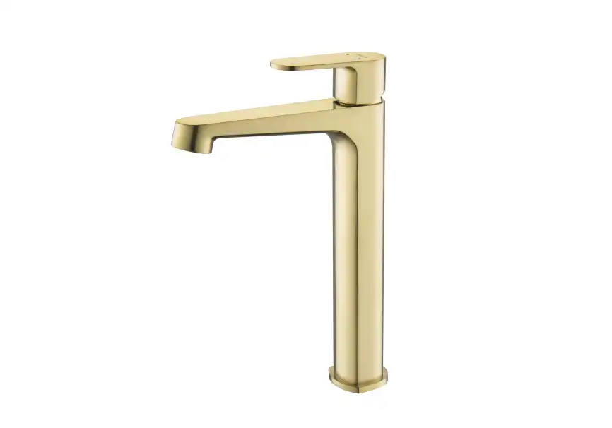 Смеситель для раковины Aquatek Оберон AQ1204BG, Золото матовое фото 4