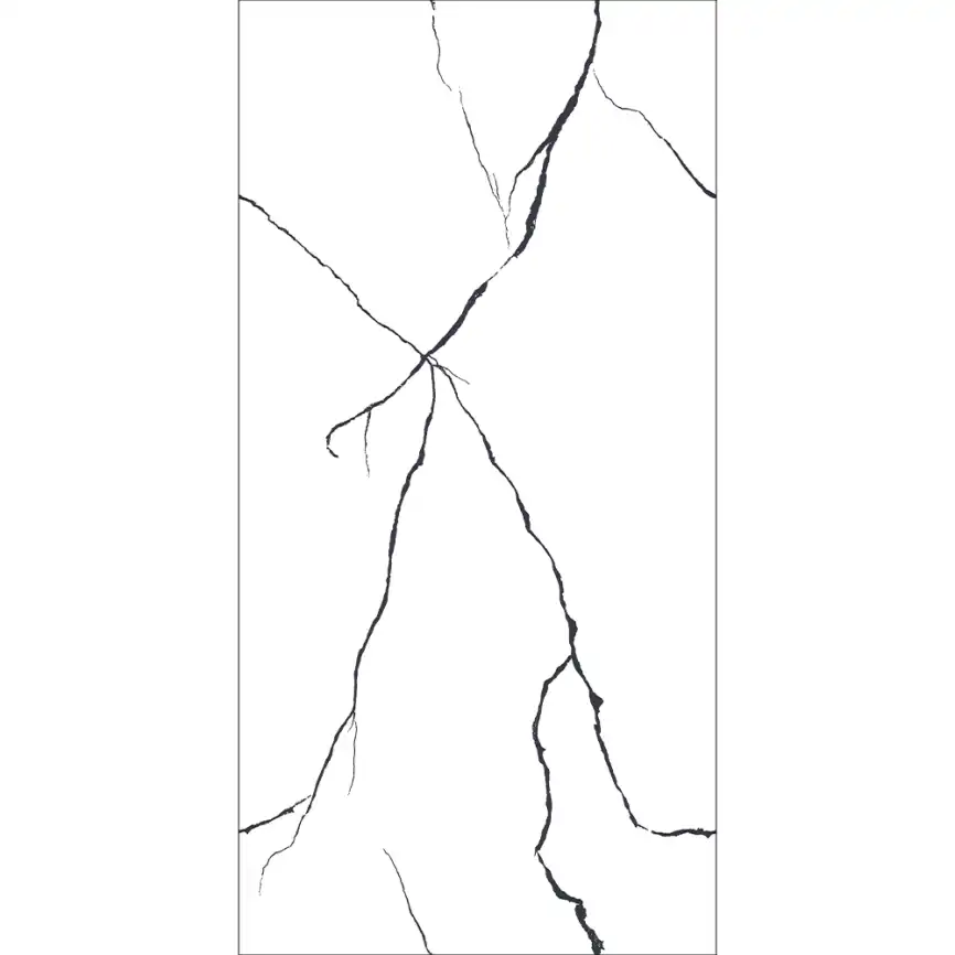 Керамогранит AVS Bettal Black 60x120 карвинг, белый фото 4