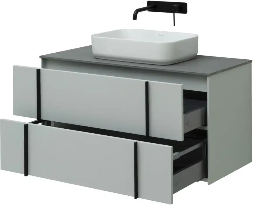 Тумба под раковину Allen Brau Reality 100 1.32007.PWM папирус матовый фото 12