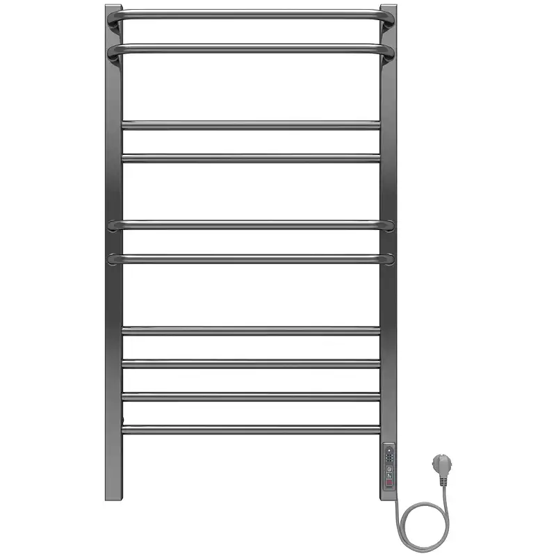 Полотенцесушитель электрический 50х90 Aquatek Бетта П10 AQ EL KRC1090CH, диммер справа, Хром фото 7
