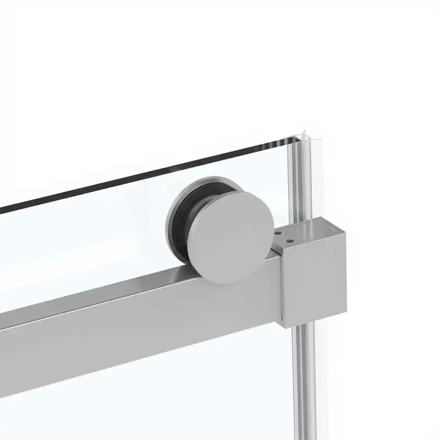 Душевой уголок Vincea Como Soft 110х80 VSR-1CS8011CL, дверь раздвижная, профиль хром, стекло прозрачное фото 6