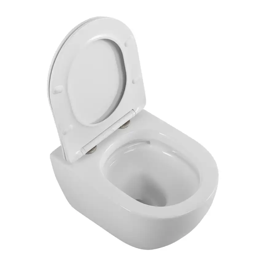 Подвесной унитаз CEZARES STYLUS-TOR CZR-6601-TH-TOR/SC, со смывом TORNADO, с сиденьем микролифт фото 3