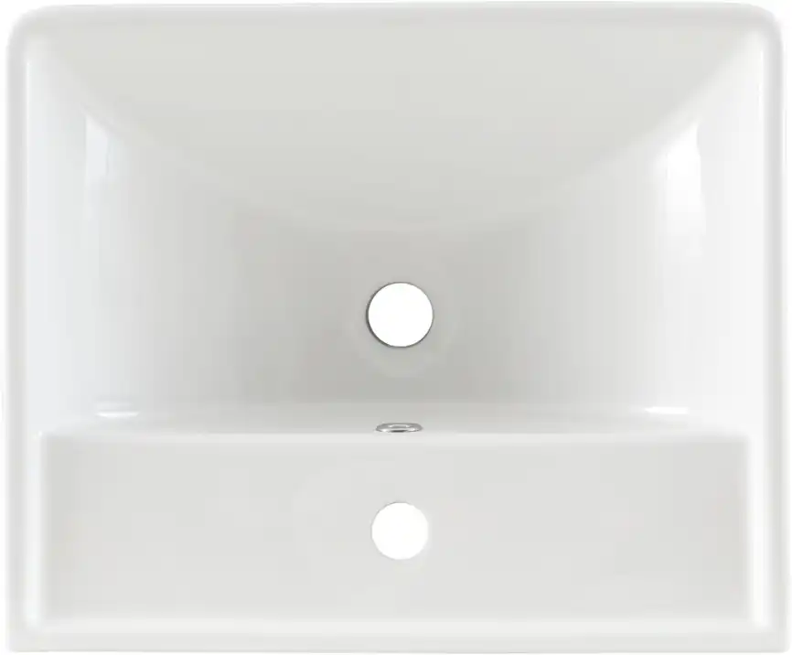 Раковина Aquanet Ирис 50 301802 прямоугольная, Белая глянцевая фото 4