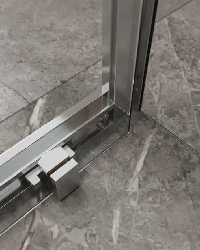 Душевой уголок CEZARES MOLVENO-AH-11-150/90-C-Cr-IV стекло Прозрачное, профиль Хром фото 4