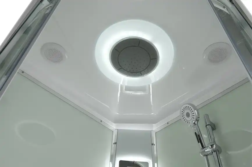 Душевая кабина AvaCan EM5010LEDT 100x100 см, высокий поддон, с крышей фото 15