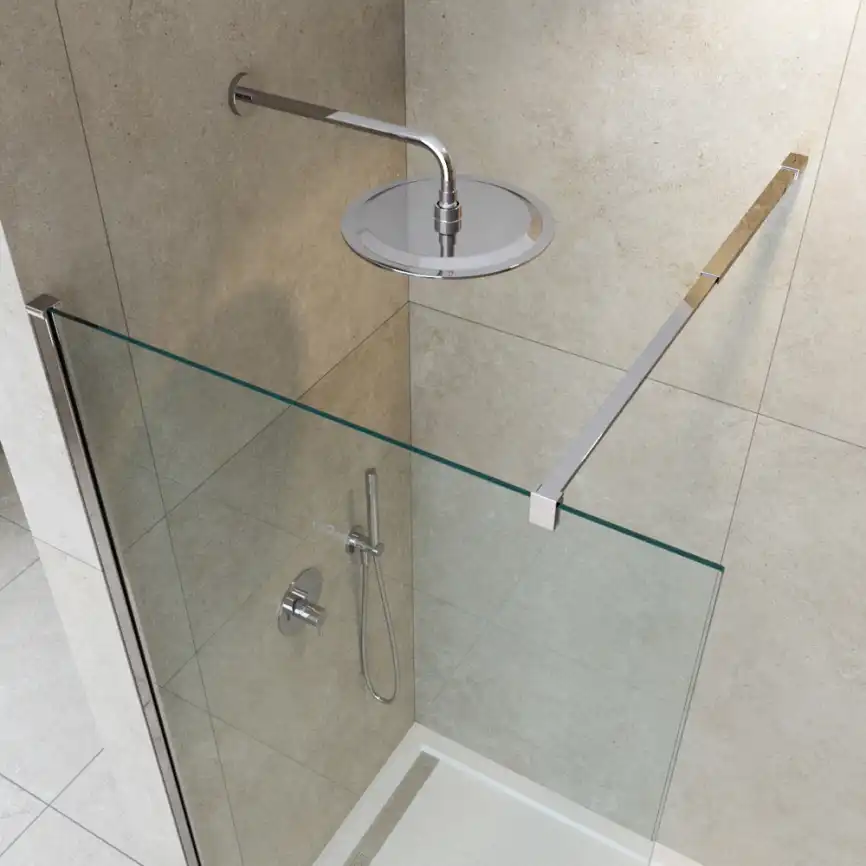 Душевая перегородка CEZARES LIBERTA-L-1-70-C-Cr стекло Прозрачное, профиль Хром фото 2