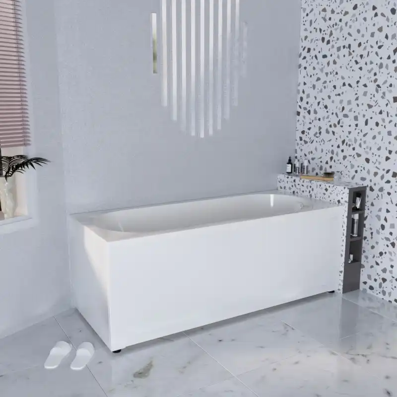 Акриловая ванна Radomir Вальс 170х70 (1-01-0-0-1-336), на каркасе, белая фото 5