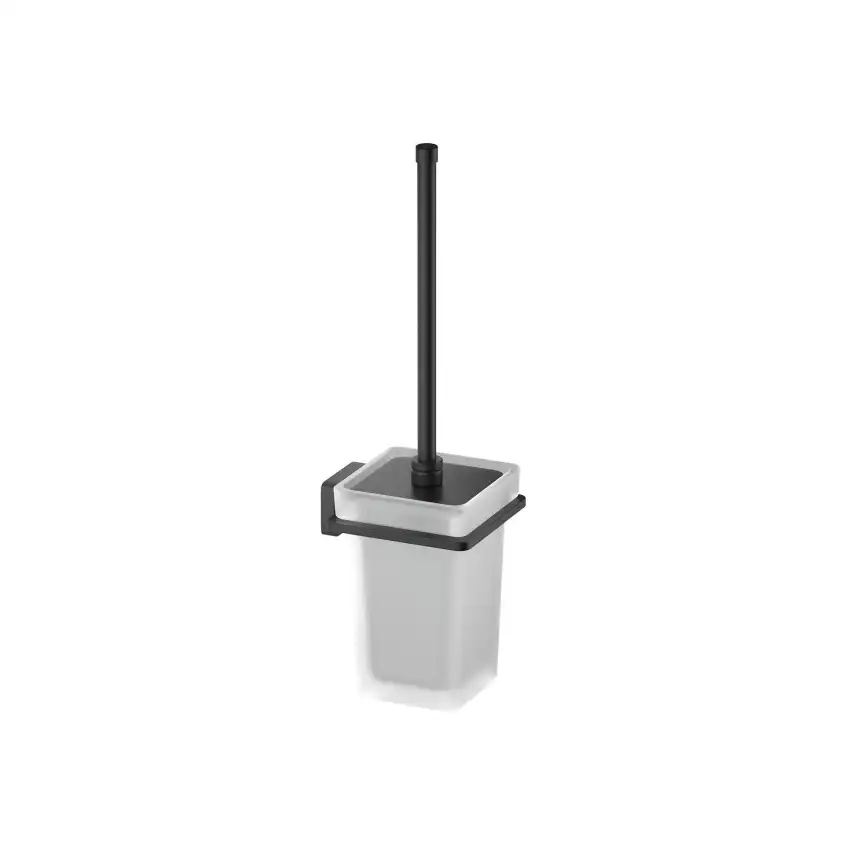 Ершик для унитаза Aquatek Либра AQ4310MB, Черный матовый фото 1