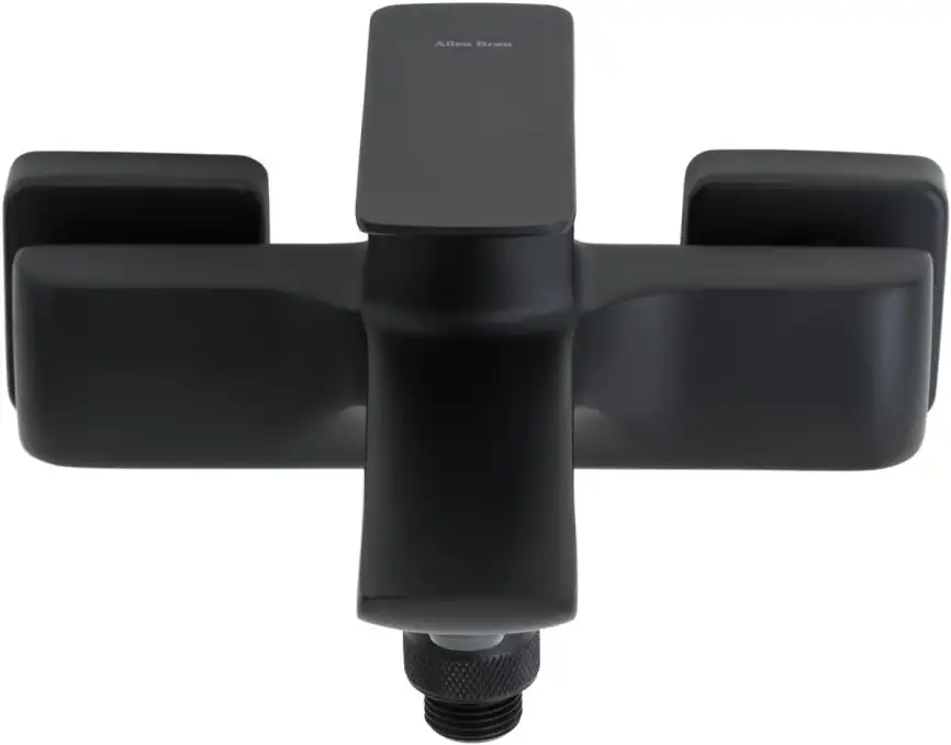 Смеситель для ванны Allen Brau Infinity 5.21006-31, однорычажный, с коротким изливом, Черный матовый фото 4