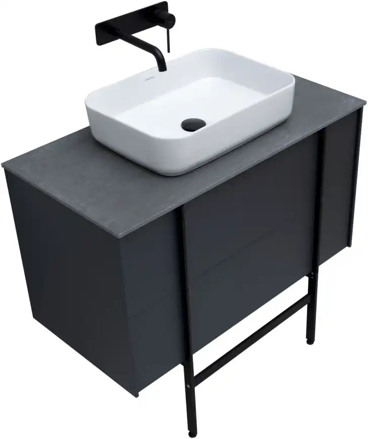 Тумба под раковину Allen Brau Reality 90 1.32006.AM антрацит матовый фото 24