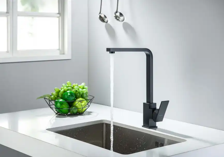 Смеситель для кухни Aquatek Либра AQ1680MB, Черный матовый фото 9