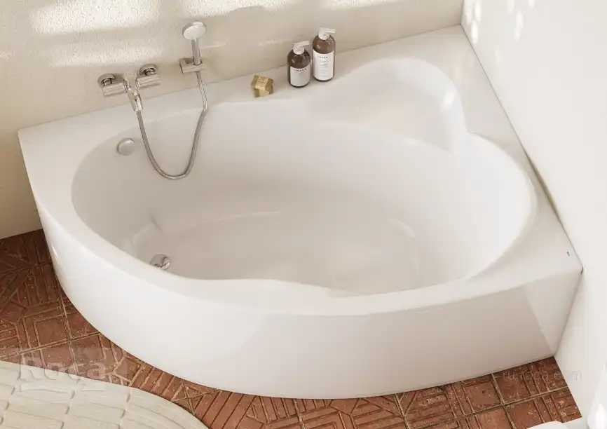 Акриловая ванна Roca Luna 170х115 248640000 левая, Белая фото 8