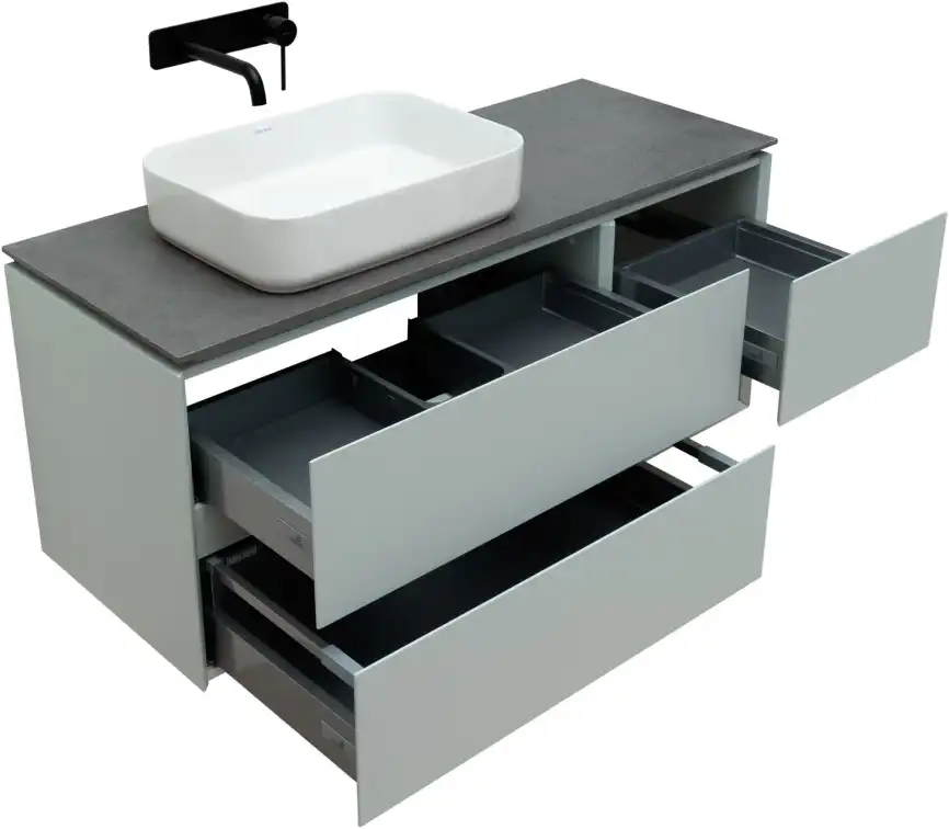 Тумба под раковину Allen Brau Infinity 120 1.21005.PWM L папирус матовый фото 8