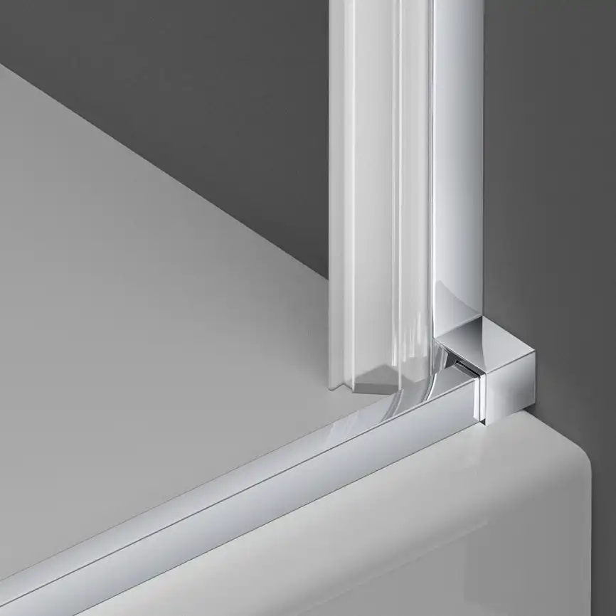 Душевая дверь Vincea Alpha 60 VDP-3AL600CLB, распашная, профиль черный, стекло прозрачное фото 4