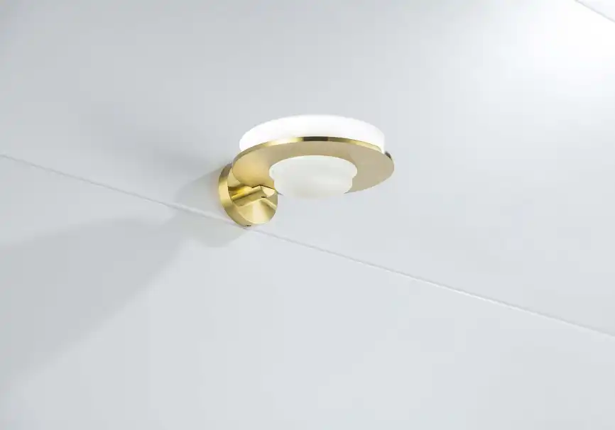 Мыльница для ванной Aquatek Оберон AQ4203BG, Золото матовое фото 4