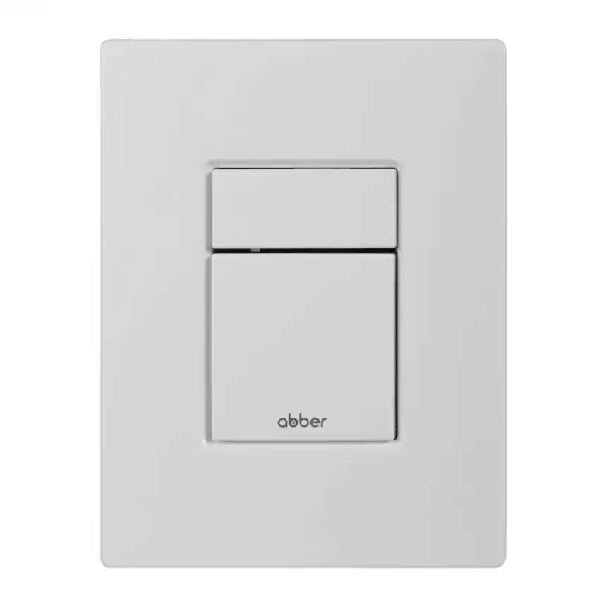 Комплект унитаза с инсталляцией ABBER Rechteck AC1201 белый и кнопкой AC0123MW белая матовая фото 4