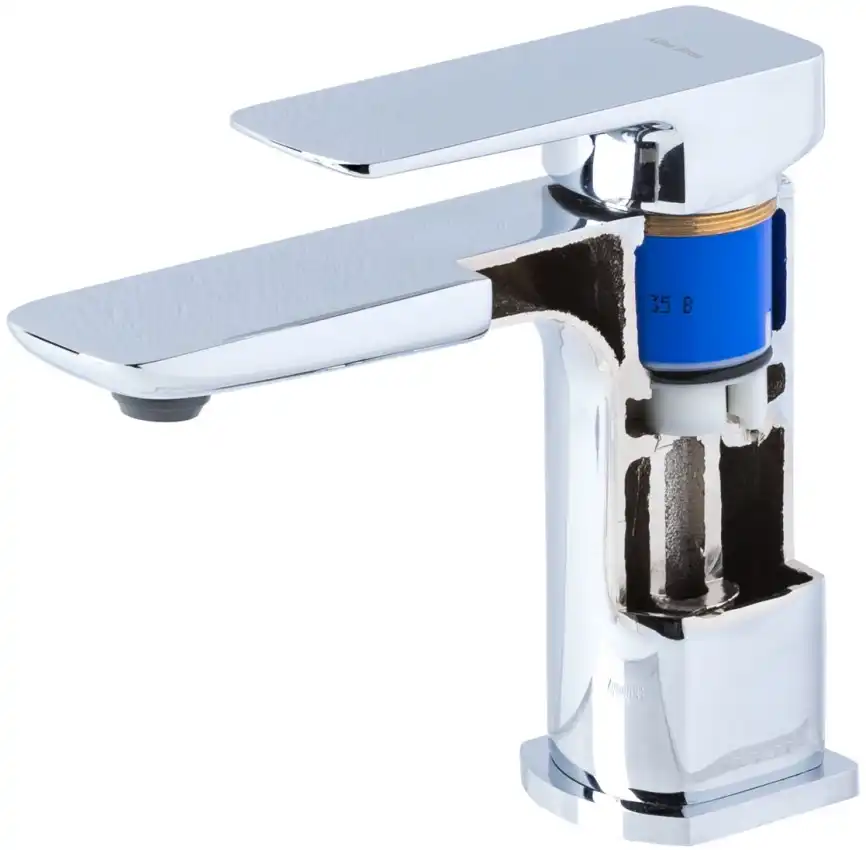 Смеситель для раковины Allen Brau Infinity 5.21001-00, однорычажный, цвет Хром фото 3