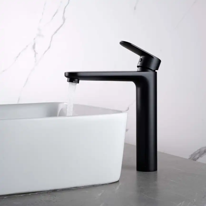 Смеситель для раковины Aquatek Ника AQ1804MB, Черный матовый фото 9