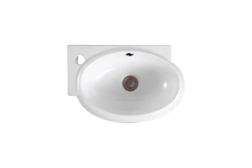 Раковина Aquatek 42х28х14,5 AQ5303-00 подвесная, угловая, Белая фото 3