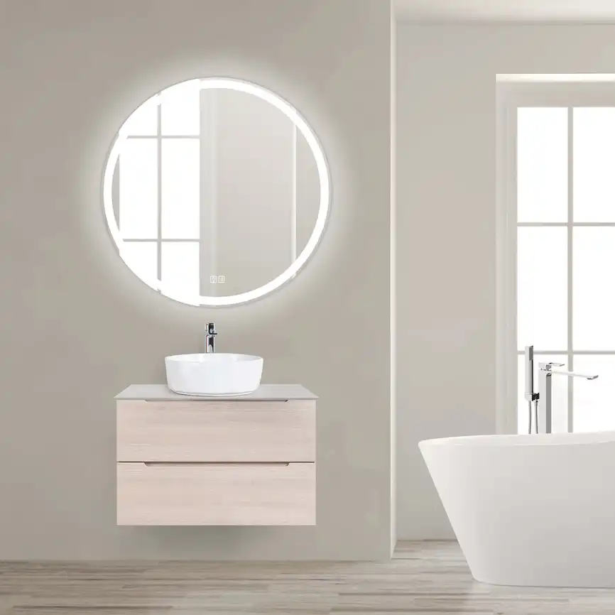 Зеркало BelBagno SPC-RNG 70х70 SPC-RNG-700-LED-TCH-WARM с подстветкой, сенсорный выключатель, с подогревом фото 8