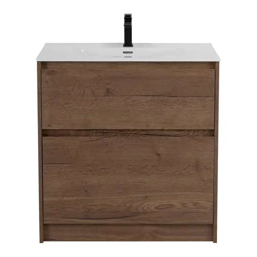 Тумба под раковину BelBagno KRAFT-1000-2C-PIA-RT напольная Rovere Tabacco фото 1