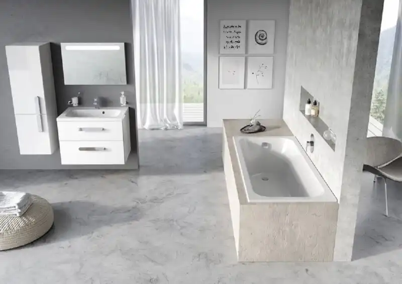 Акриловая ванна Ravak Chrome Slim 170х75 C741300000 с тонким бортом, встраиваемая, Белая фото 3