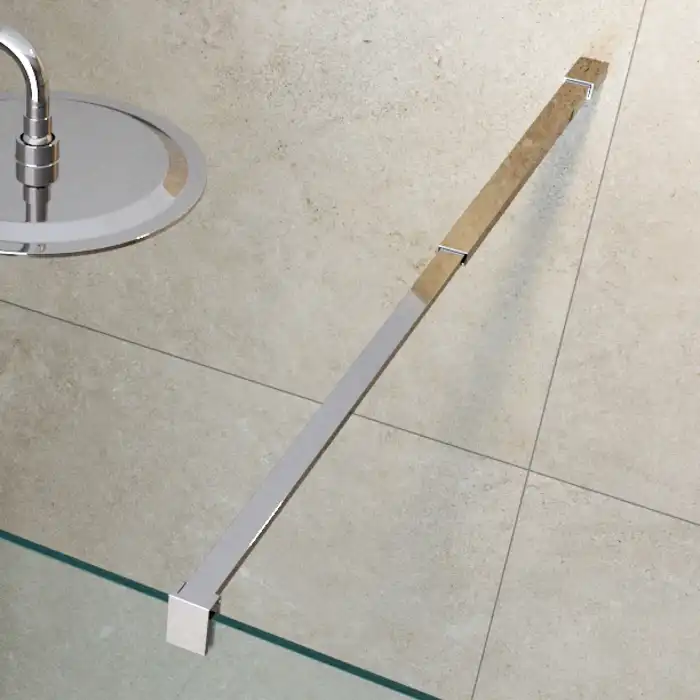 Душевая перегородка CEZARES LIBERTA-L-1-140-C-Cr стекло Прозрачное, профиль Хром фото 3