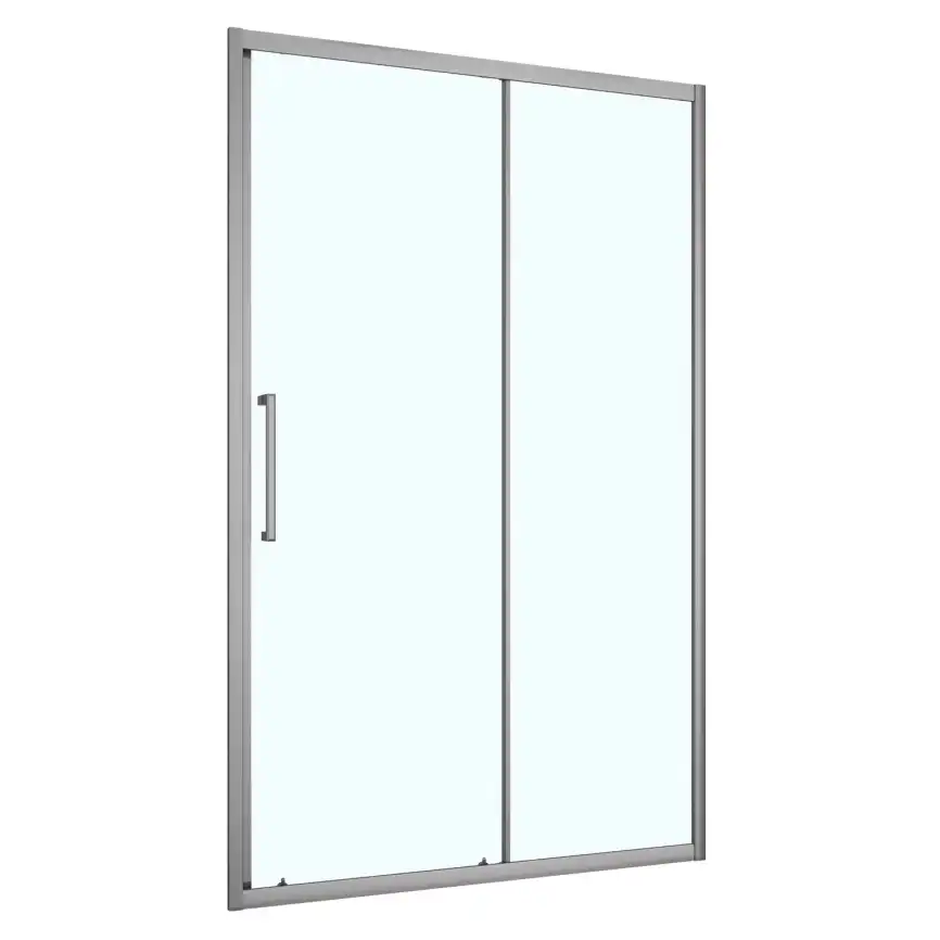 Душевая дверь Loranto 130 CS-AB03GG-130, профиль серый матовый, стекло Прозрачное фото 1