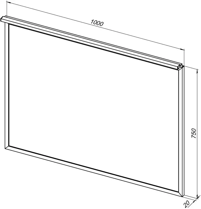 Зеркало Allen Brau Priority 100х75 1.31017.03 с подстветкой, сенсорный выключатель, Латунь фото 2