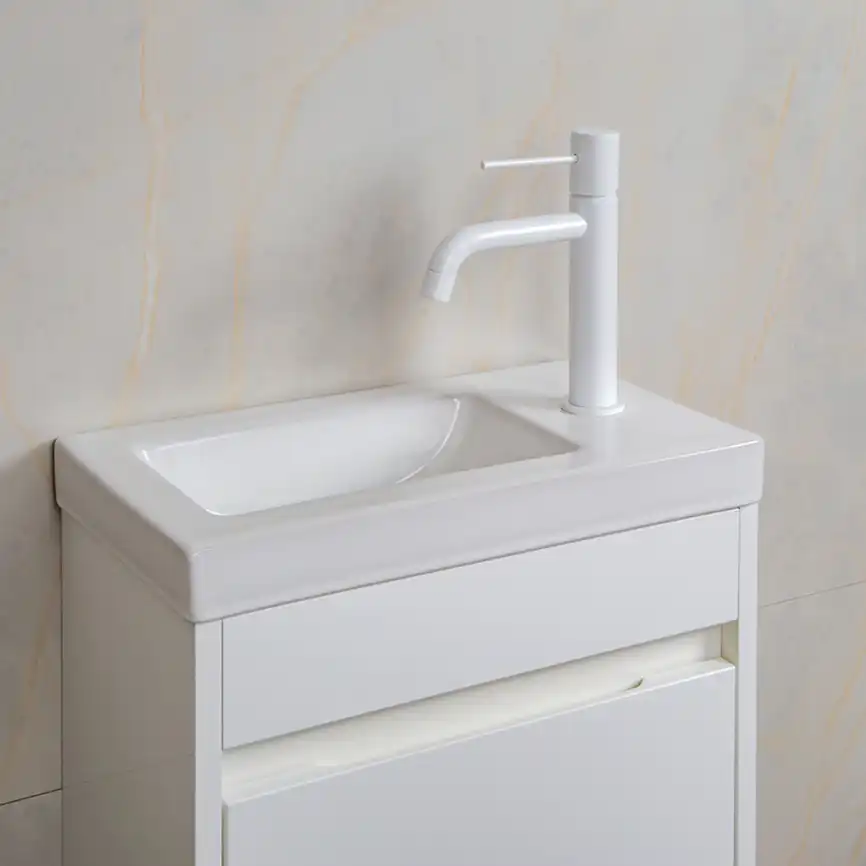 Тумба с раковиной AVS Миниатюра 40 R белая, K821-08-400R-WG-04-410WG фото 4